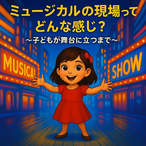 「ミュージカルの現場ってどんな感じ？〜子どもが舞台に立つまで〜」